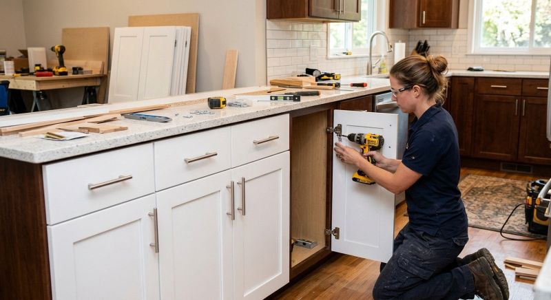 Cabinet Drawer Remodeling in Kokomo, IN
