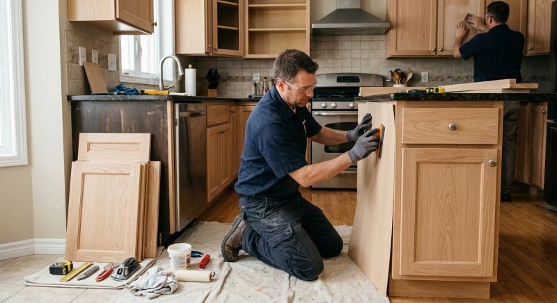 Cabinet Restyling in Waco, TX