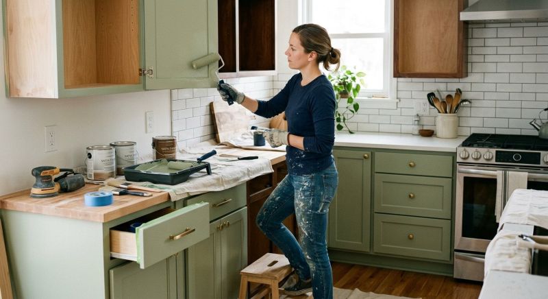 Oak Cabinet Remodeling in Lafayette, IN