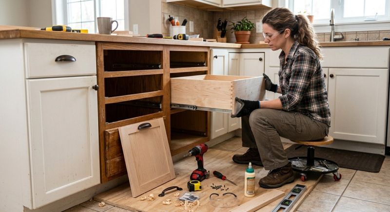 Oak Cabinet Remodeling in Kokomo, IN