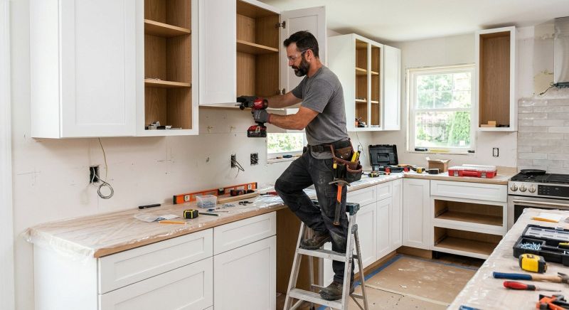 Vanity Cabinet Installation in Terre Haute, IN